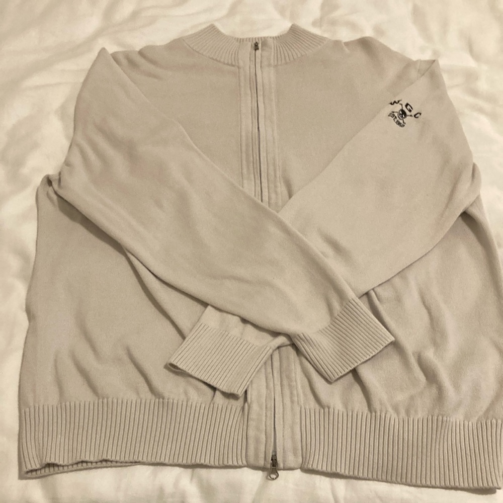 Callaway Golf Mens Full Zip Sweater Jacket.  Fall Sweater 🍁 ⛳️  SIZE LARGE